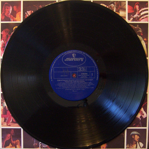 Rod Stewart, Faces – Live Coast To Coast - Overture And Beginners LP vinyl record, image 3 of 4