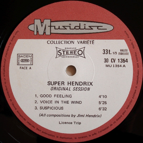 Jimi Hendrix – Super Hendrix LP vinyl record, image 2 of 3
