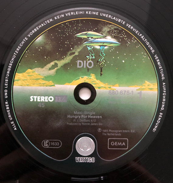 Dio – Hungry For Heaven 12" vinyl record, image 3 of 4