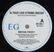 Bryan Ferry – Is Your Love Strong Enough? 12" vinyl record, image 3 of 4