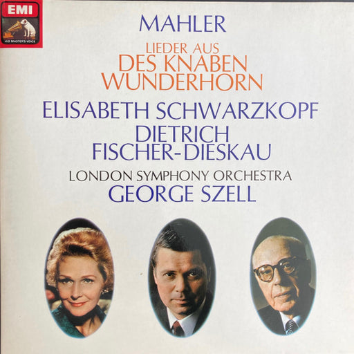 Gustav Mahler, Elisabeth Schwarzkopf, Dietrich Fischer-Dieskau, George Szell, London Symphony Orchestra – Lieder Aus Des Knaben Wunderhorn LP vinyl record, image 1 of 6