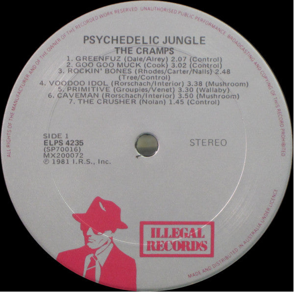 The Cramps – Psychedelic Jungle LP vinyl record, image 3 of 4