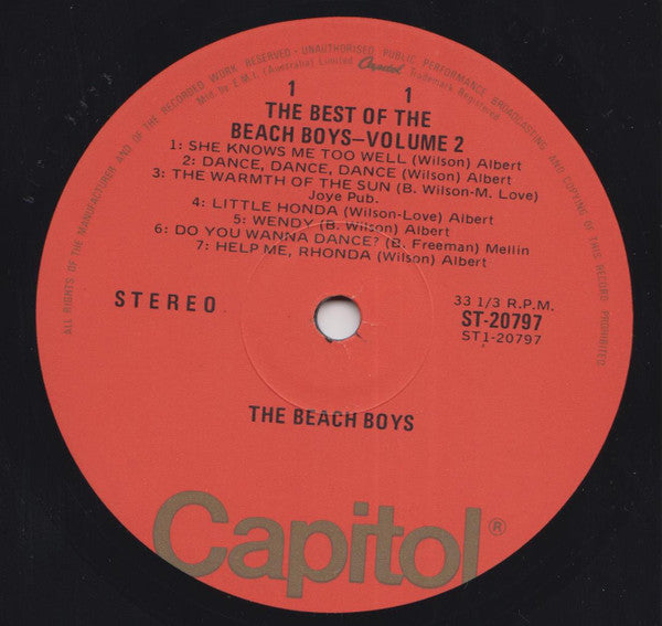 The Beach Boys – The Best Of The Beach Boys Volume 2 LP vinyl record, image 3 of 4