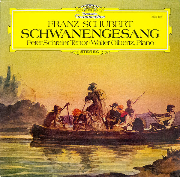 Franz Schubert, Peter Schreier, Walter Olbertz – Schwanengesang LP vinyl record, image 1 of 4