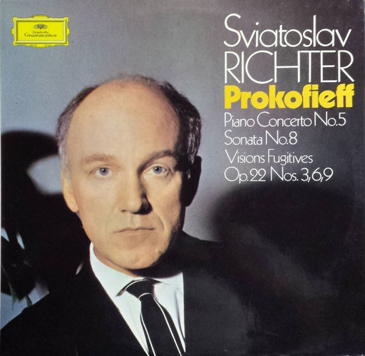 Sviatoslav Richter, Sergei Prokofiev – Piano Concerto No.5 / Sonata No.8 / Visions Fugitives Op.22 Nos. 3,6,9 LP vinyl record, image 1 of 5