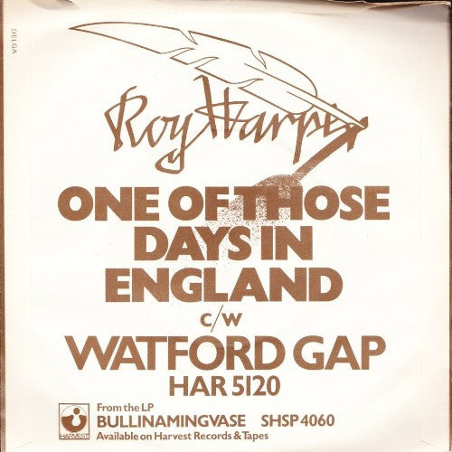 Roy Harper – One Of Those Days In England 7" vinyl record, image 2 of 4