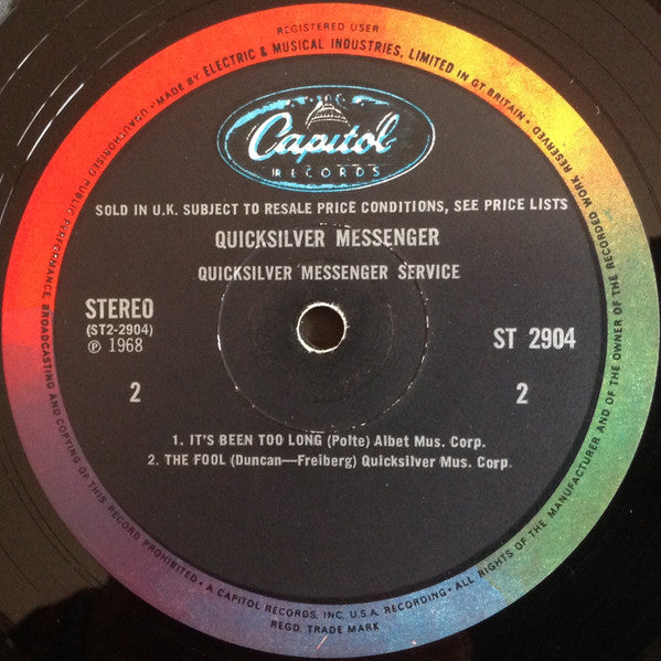Quicksilver Messenger Service – Quicksilver Messenger Service LP vinyl record, image 4 of 6
