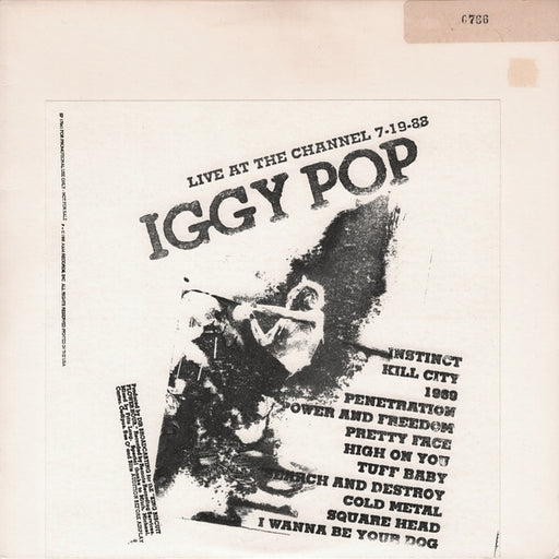 Iggy Pop – Live At The Channel 7-19-88