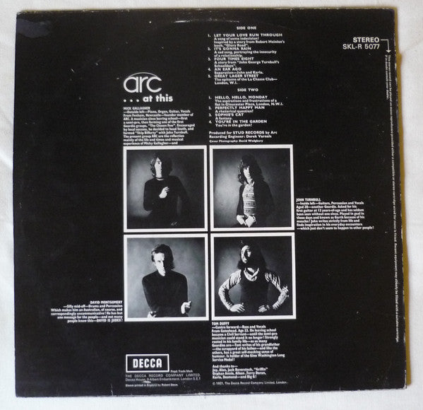 Arc – ... At This LP vinyl record, image 2 of 4