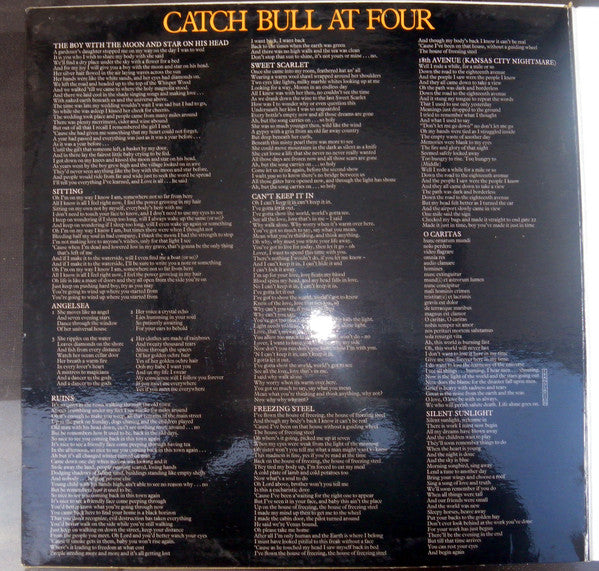 Cat Stevens – Catch Bull At Four LP vinyl record, image 2 of 6