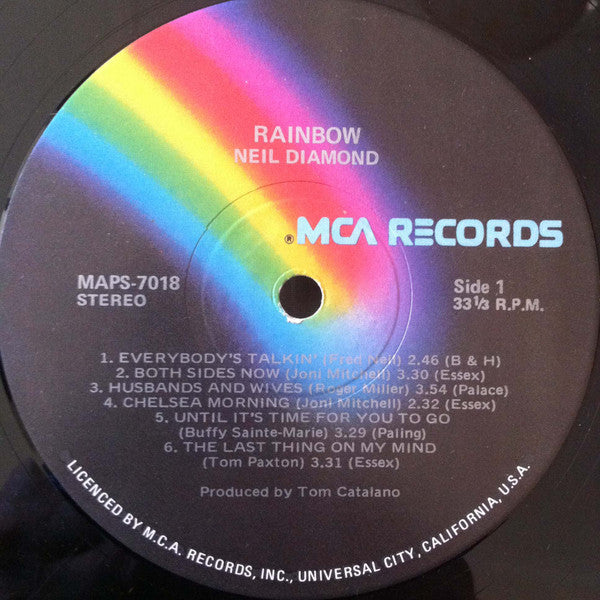 Neil Diamond – Rainbow LP vinyl record, image 3 of 4