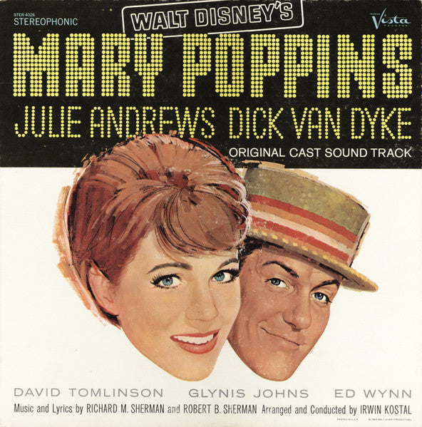 Various – Mary Poppins: Original Cast Soundtrack LP vinyl record, image 1 of 8