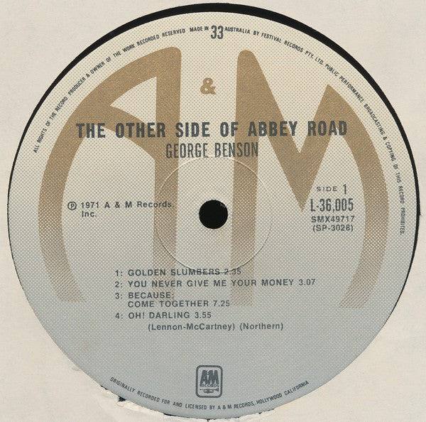 George Benson – The Other Side Of Abbey Road LP vinyl record, image 3 of 4