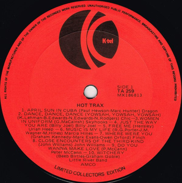Various – Hot Trax LP vinyl record, image 3 of 4