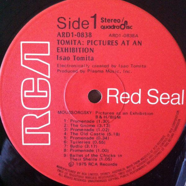 Tomita – Pictures At An Exhibition LP vinyl record, image 3 of 4