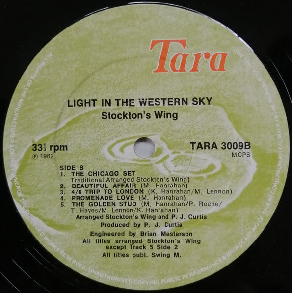 Stockton's Wing – Light In The Western Sky LP vinyl record, image 4 of 6