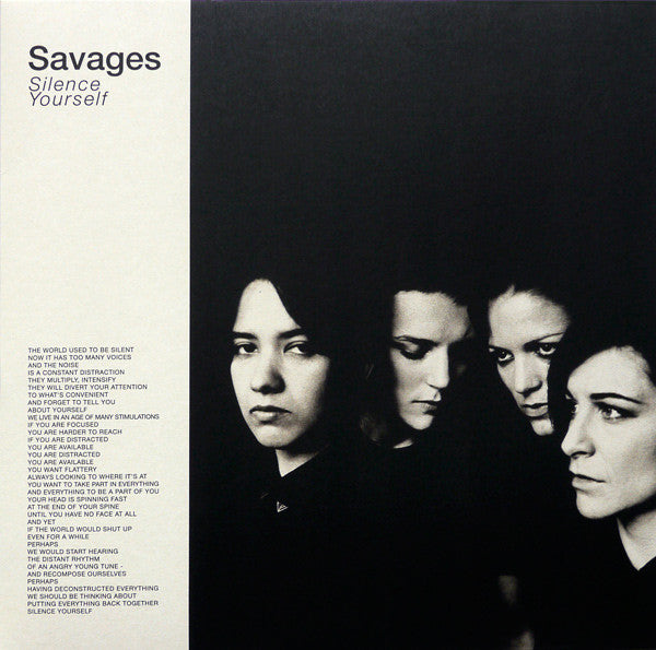 Savages – Silence Yourself