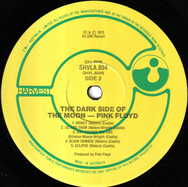 Pink Floyd – The Dark Side Of The Moon LP vinyl record, image 6 of 6
