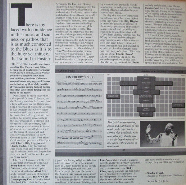 Don Cherry – Don Cherry LP vinyl record, image 2 of 6