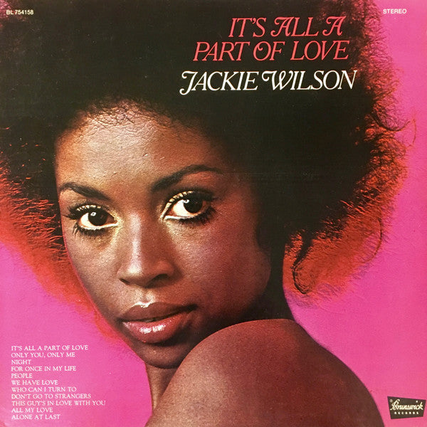Jackie Wilson – It's All A Part Of Love LP vinyl record, image 1 of 10