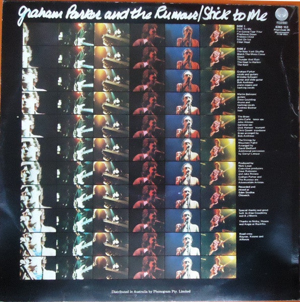 Graham Parker And The Rumour – Stick To Me LP vinyl record, image 2 of 7