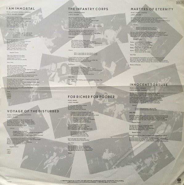 Mortal Sin – Face Of Despair LP vinyl record, image 5 of 6