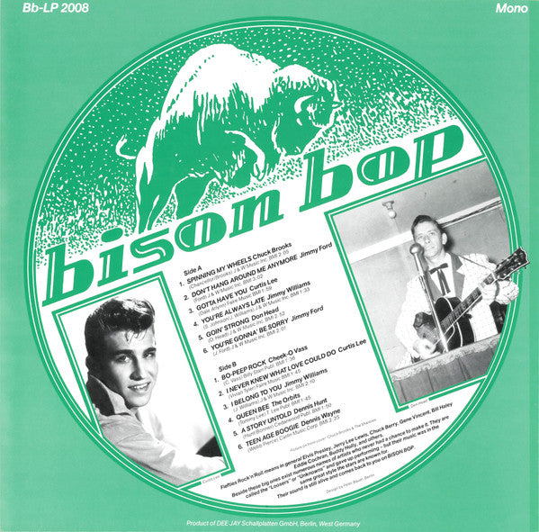 Various – Bison Bop: The Bop That Never Stopped - For A Real Rockin' Cat Volume 6 LP vinyl record, image 2 of 4