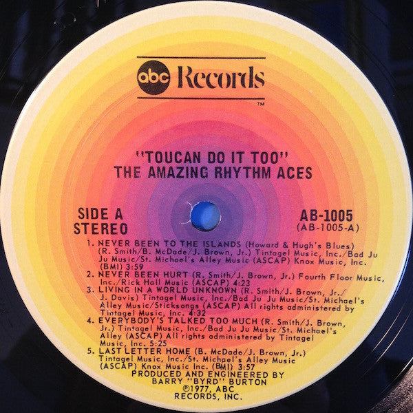 The Amazing Rhythm Aces – Toucan Do It Too LP vinyl record, image 3 of 6