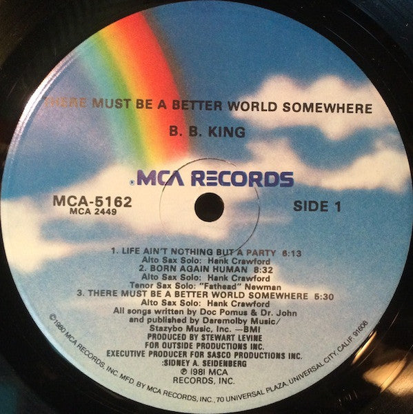 B.B. King – There Must Be A Better World Somewhere LP vinyl record, image 3 of 6