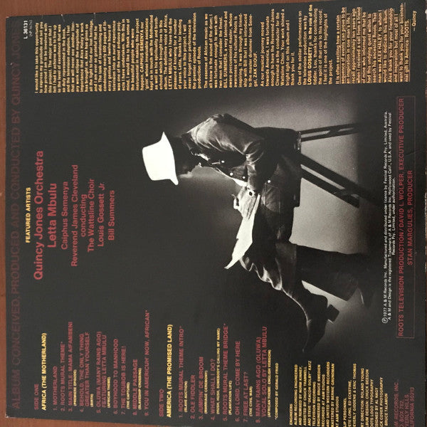 Quincy Jones – Roots: The Saga Of An American Family LP vinyl record, image 2 of 2