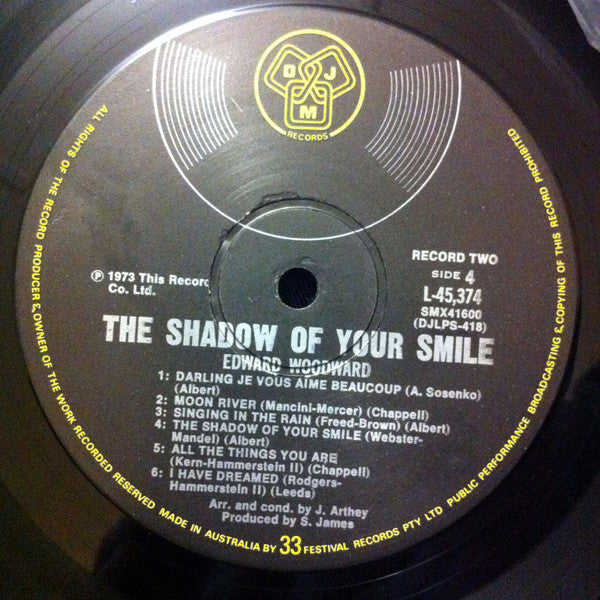 Edward Woodward – The Shadow Of Your Smile (2xLP) LP vinyl record, image 8 of 8