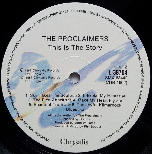 The Proclaimers – This Is The Story LP vinyl record, image 6 of 6