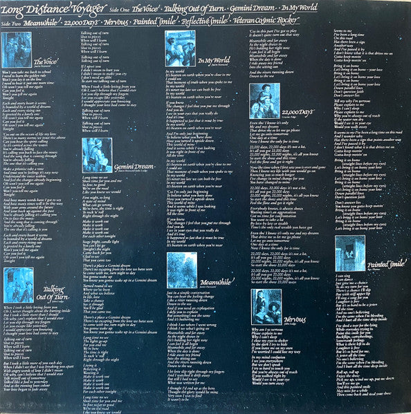 The Moody Blues – Long Distance Voyager LP vinyl record, image 4 of 9