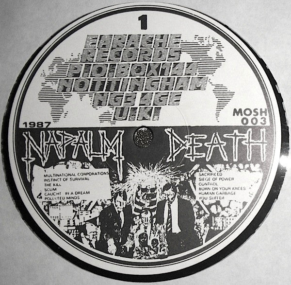 Napalm Death – Scum LP vinyl record, image 3 of 7