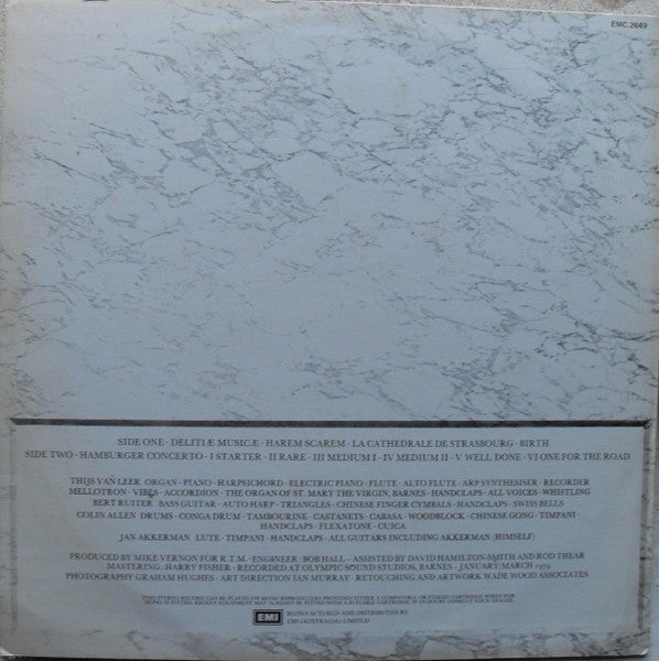 Focus – Hamburger Concerto LP vinyl record, image 2 of 4