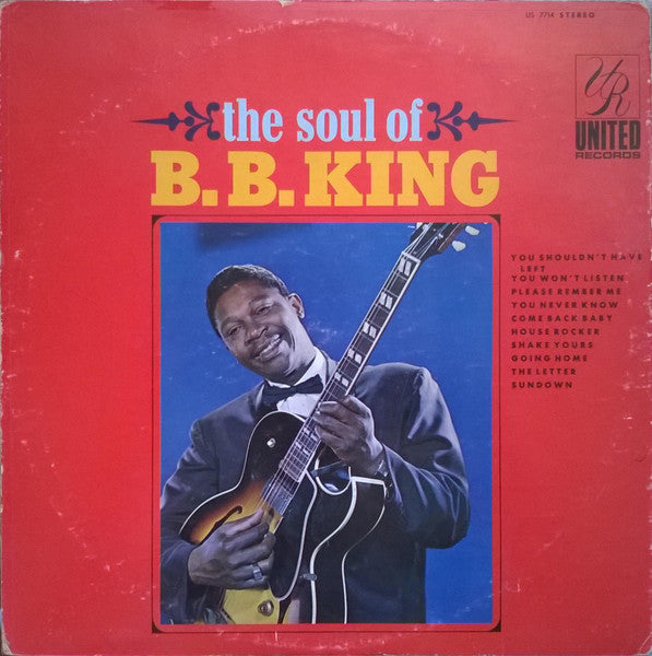 B.B. King – The Soul Of B.B. King LP vinyl record, image 1 of 4