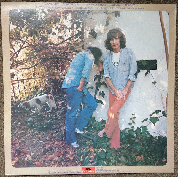 Crosby & Nash – Whistling Down The Wire LP vinyl record, image 2 of 4