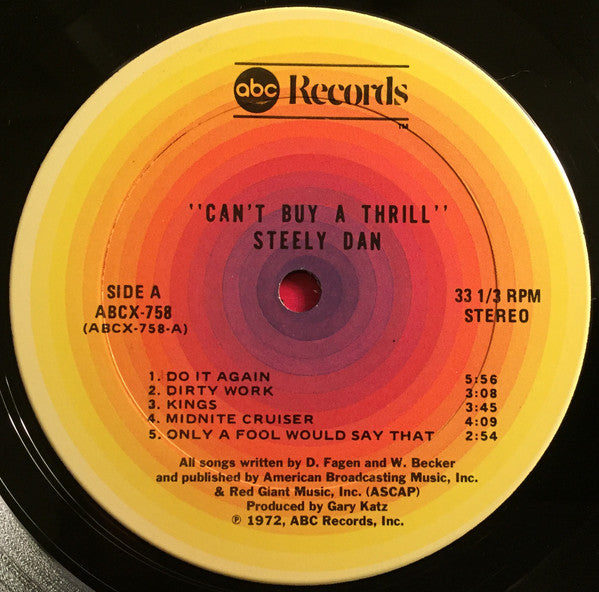 Steely Dan – Can't Buy A Thrill LP vinyl record, image 6 of 9