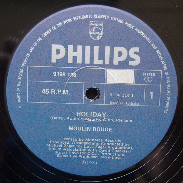 Moulin Rouge – Holiday / Run To Me 12" vinyl record, image 1 of 3