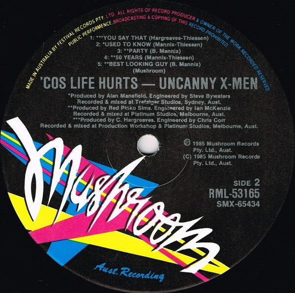 Uncanny X-Men – 'Cos Life Hurts LP vinyl record, image 5 of 8