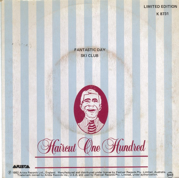 Haircut One Hundred – Fantastic Day 7" vinyl record, image 2 of 4