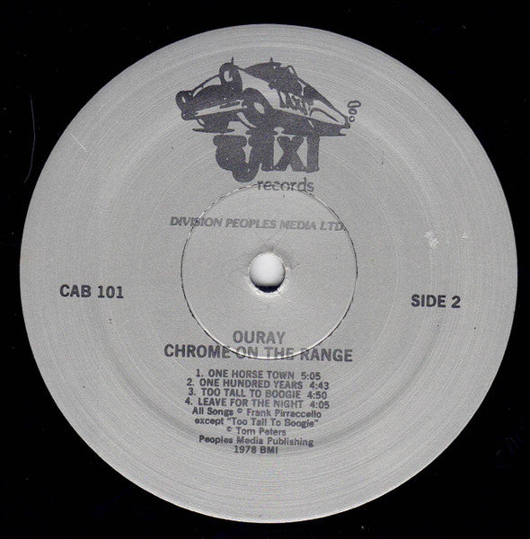 Ouray – Chrome On The Range LP vinyl record, image 4 of 4