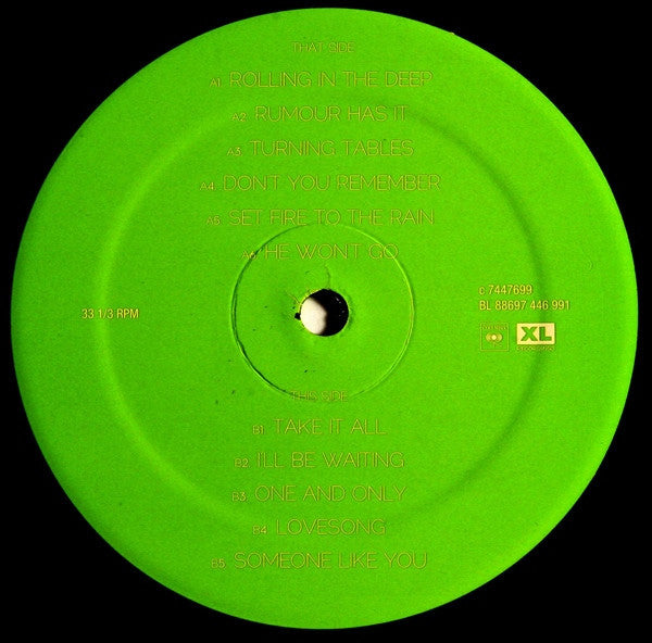 Adele – 21 LP vinyl record, image 4 of 10