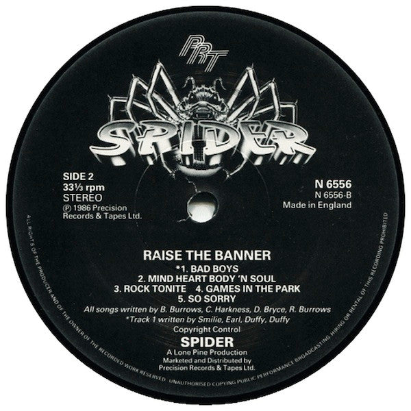 Spider – Raise The Banner LP vinyl record, image 4 of 4
