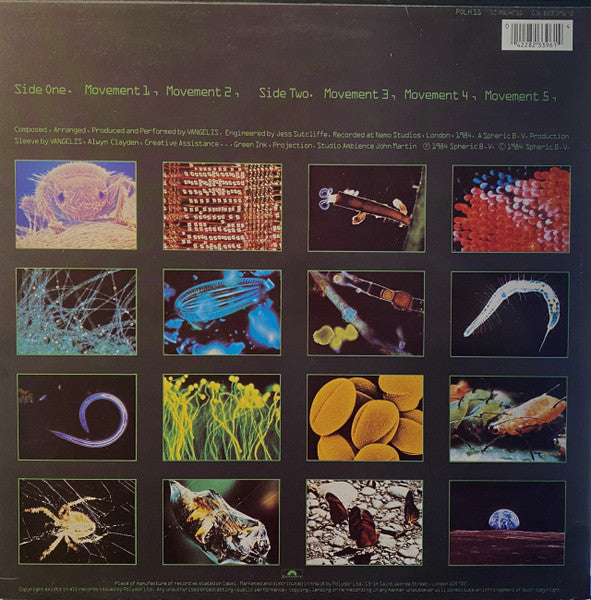 Vangelis – Soil Festivities LP vinyl record, image 2 of 4