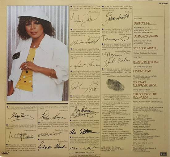 Minnie Riperton – Love Lives Forever LP vinyl record, image 2 of 2