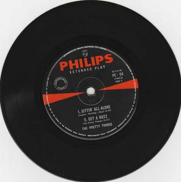 The Pretty Things – Rainin'In My Heart 7" vinyl record, image 4 of 4