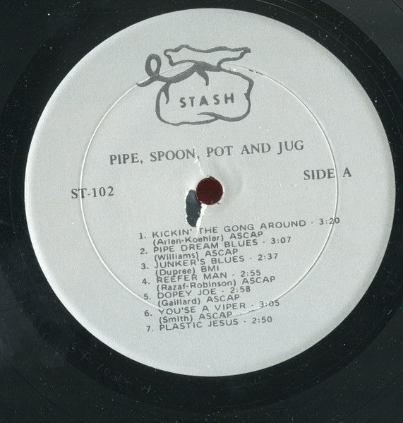 Various – Pot, Spoon, Pipe And Jug - 14 Jazz Vocals And Reefer Songs LP vinyl record, image 3 of 6