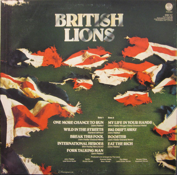 British Lions – British Lions LP vinyl record, image 2 of 6