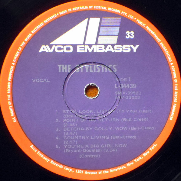 The Stylistics – You Are Everything LP vinyl record, image 3 of 4